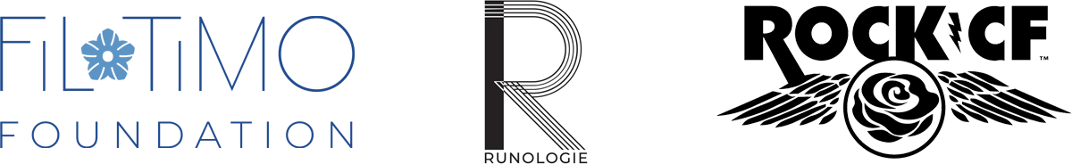 Filotimo Foundation, Runologie, and RockCF logos