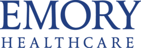 Emory Healthcare Logo - Dark blue serif type