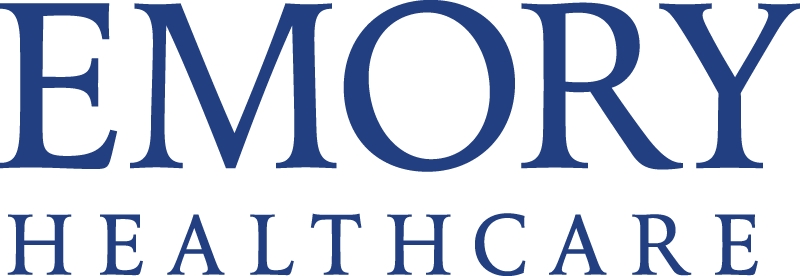 Emory Healthcare Logo - Dark blue serif type