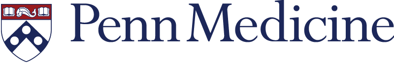 University of Pennsylvania Logo - Dark blue serif type with red, white, and blue shield to left