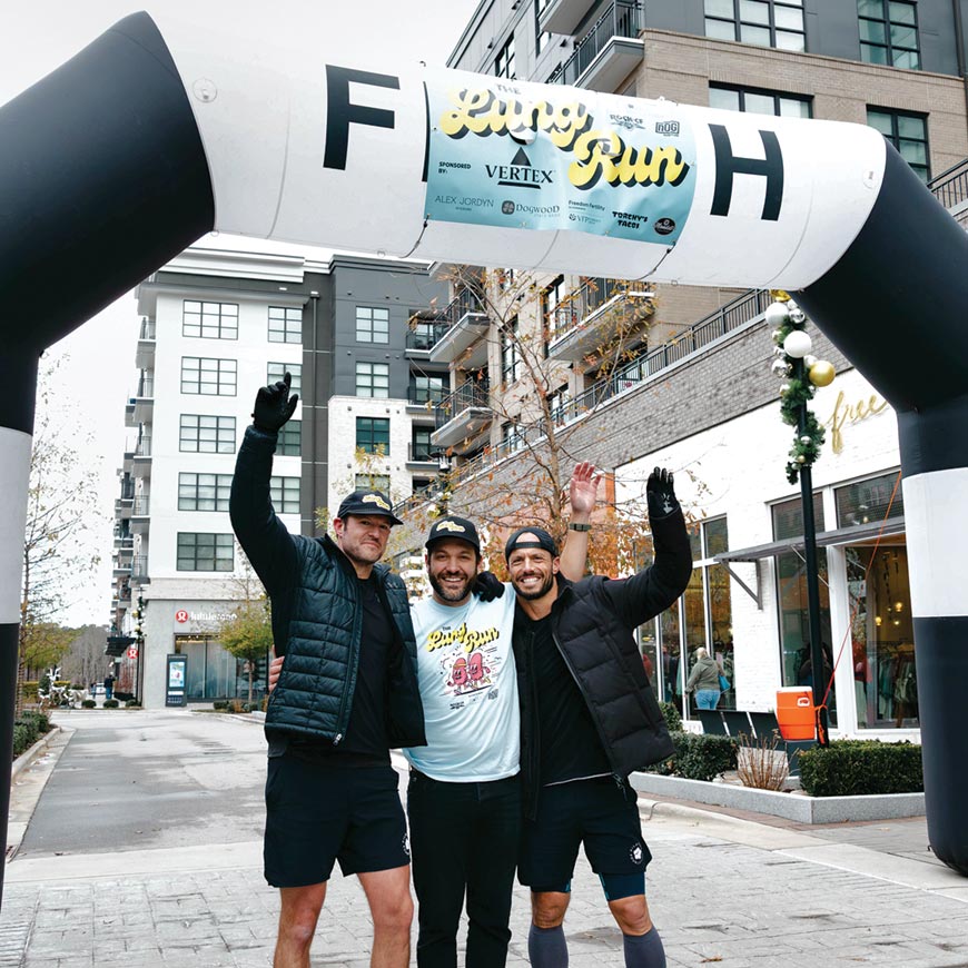 Photo of Pete Proimos at the 2025 Lung Run